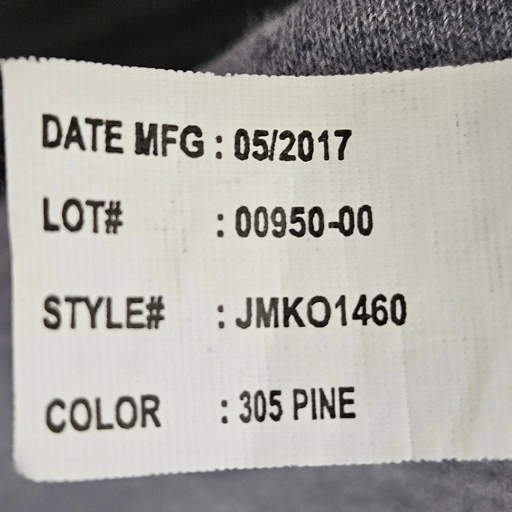 Johnnie-O Quarter Zip Pullover Large Pine Green JMKO1460 Embroidered Logo